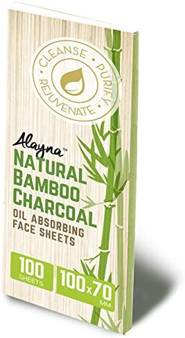 Oil Blotting Sheets for Face Natural Bamboo Charcoal Blotting Paper for Oily Skin Oil Absorbing Tissues Beauty Blotters Remove Excess Shine Organic Blot Papers For Make UpFacial & Skin Care 3 Pack-GlimoraGlow