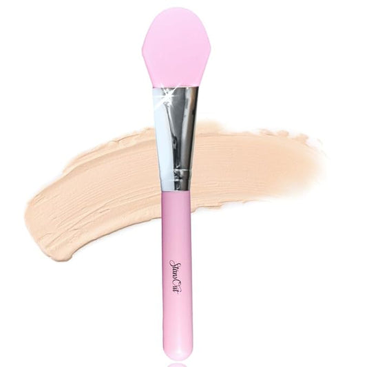 StansOut Foundation Applicator - Liquid Foundation Brush, for Cream or Powder - Easy to Clean - Travel-Friendly, Durable - Ideal for Professional Makeup Results - Pointed Shape, Smooth Silicone Edge-GlimoraGlow