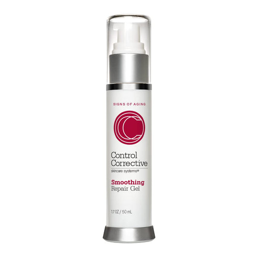 CONTROL CORRECTIVE Smoothing Repair Gel, 1.7 Oz - Anti-Aging Gel, Combination Of Glycolic & Lactic Acids, Maintains Skin Clarity, Reducing Fine Lines & Wrinkles, Exfoliation, Adds Luminosity, Balances-GlimoraGlow