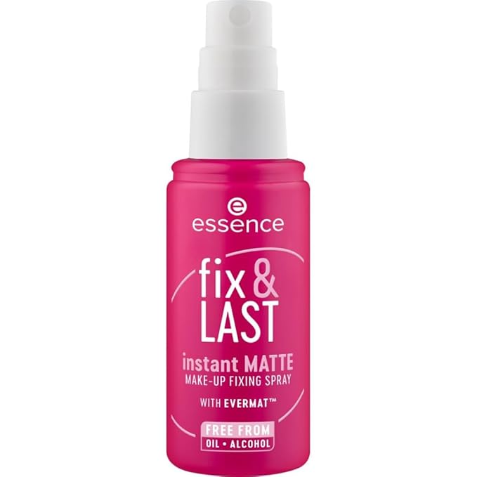 essence | Fix & Last Instant Matte Makeup Fixing Spray | Shine Control & Long-Wearing Formula | Vegan & Cruelty Free-GlimoraGlow
