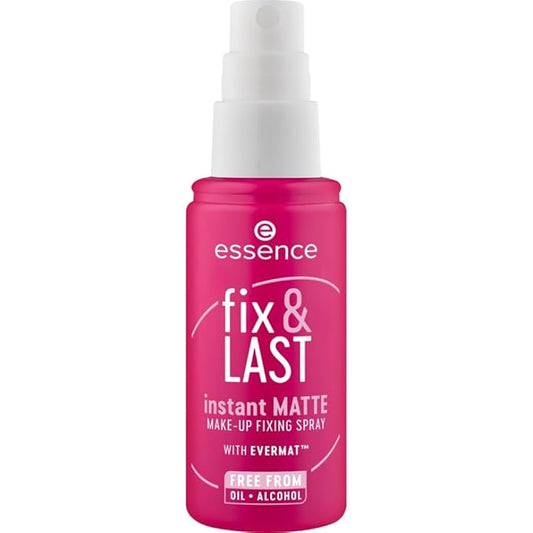 essence | Fix & Last Instant Matte Makeup Fixing Spray | Shine Control & Long-Wearing Formula | Vegan & Cruelty Free-GlimoraGlow
