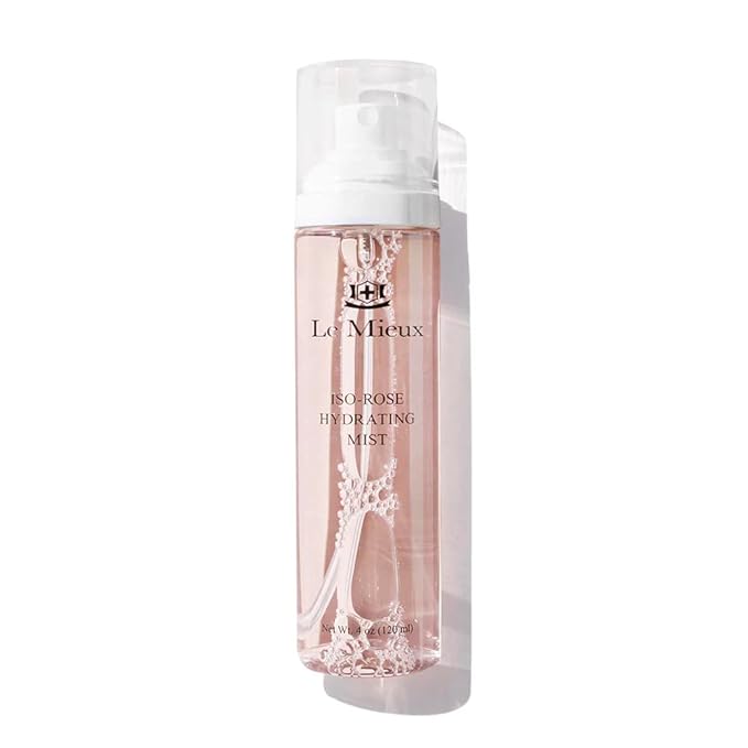 Le Mieux Skincare Iso Rose Hydrating Mist - Hydrating Face Mist with Minerals & Bulgarian Rose Water - Soothing Facial Spray for Calming & Hydrating Irritated, Dry Skin (4 oz / 120 ml)-GlimoraGlow