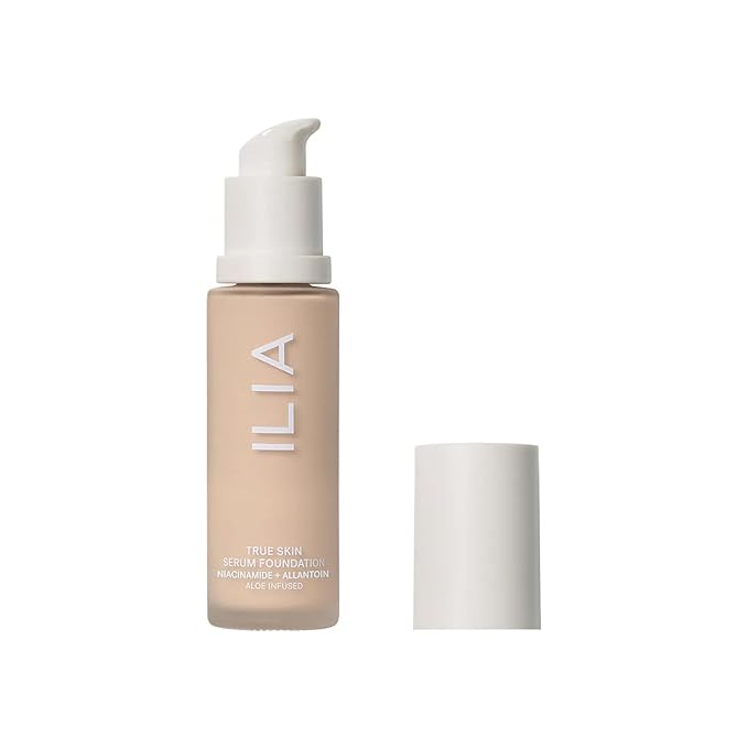 ILIA - True Skin Serum Foundation | Non-comedogenic, Cruelty-Free, Vegan, Weightless Feel, Buildable Coverage, Safe For Sensitive Skin (Formentera SF1)-GlimoraGlow
