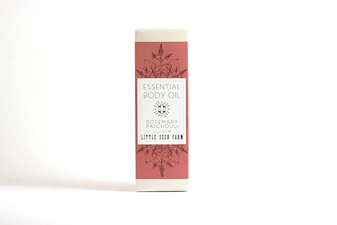Little Seed Farm Essential Body Oil, Rosemary Patchouli, 4.0 Ounce-GlimoraGlow