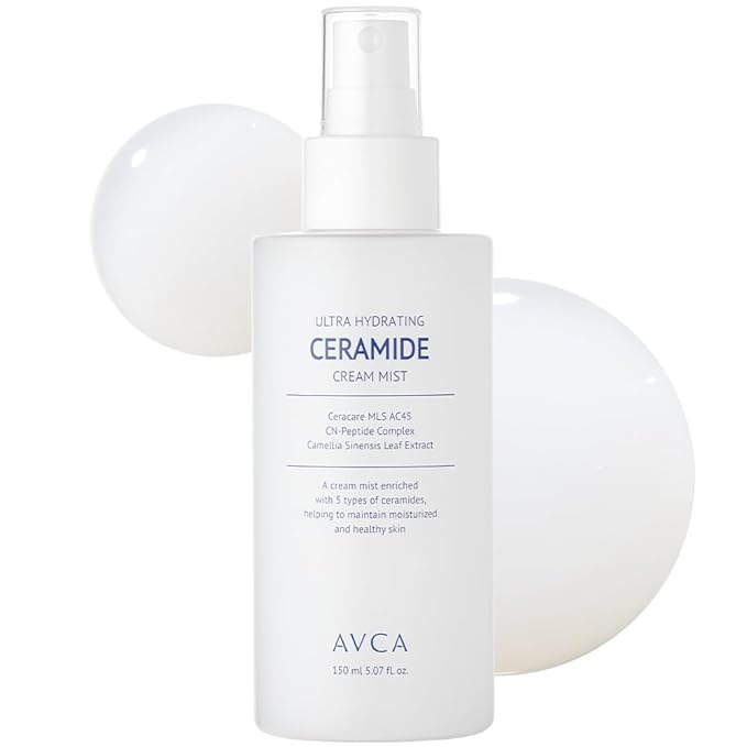 AVCA Ceramide Cream Mist for Deep Hydration and Dewy Glow 5.07 oz-GlimoraGlow