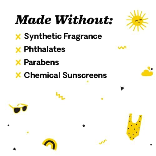 Hello Bello Mineral SPF 55 Sunscreen Lotion with Prebiotics, Water Resistant and Reef Friendly Sun Protection for Babies and Kids, 3 fl oz (Pack of 1)-GlimoraGlow