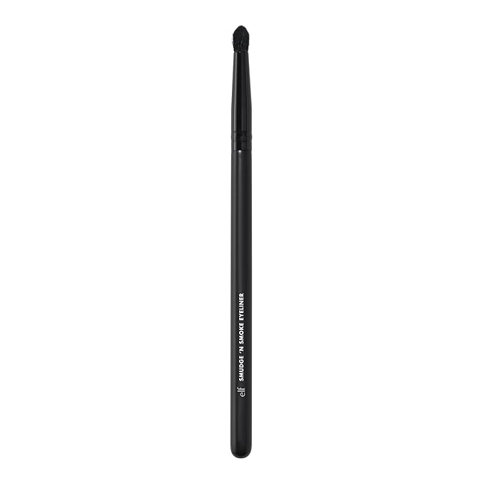 e.l.f. Smudge 'N Smoke Eyeliner Brush, Multi-Use Eyeshadow & Eyeliner Brush For Creating A Perfect Smoky Eye, Vegan & Cruelty-Free-GlimoraGlow
