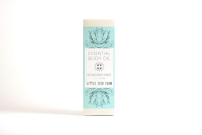 Little Seed Farm Essential Body Oil, Rosemary Mint, 4oz-GlimoraGlow