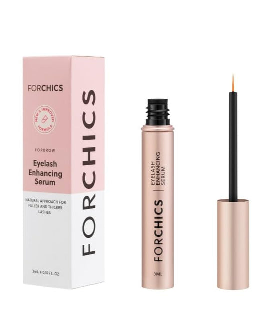 2 in 1 Lash and Brow Growth Serum - Hormone-Free Enhancer for Thicker, Longer Lashes and Brows in 2 Weeks - Organic, Vegan and Gentle-GlimoraGlow