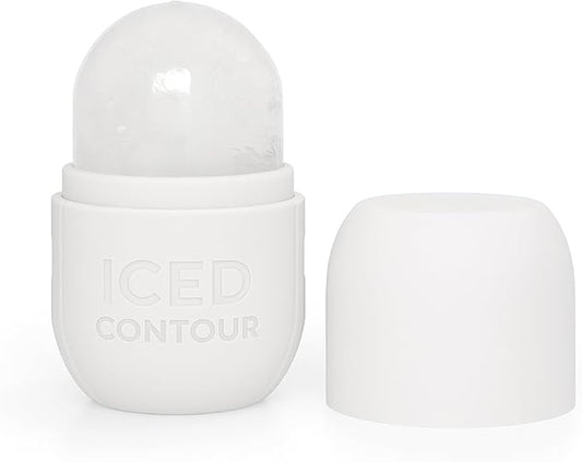 Ice Roller for Face, Ice Face Roller for Eyes, Neck and Cold Therapy for Injuries. Ice Mold for Face Massager, Skin Care. Remove Fine Lines, Shrink Pores, Reduce Acne (White)-GlimoraGlow