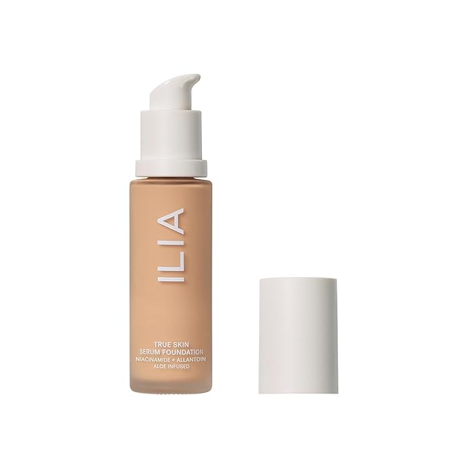 ILIA - True Skin Serum Foundation | Non-comedogenic, Cruelty-Free, Vegan, Weightless Feel, Buildable Coverage, Safe For Sensitive Skin (Bowen SF4)-GlimoraGlow