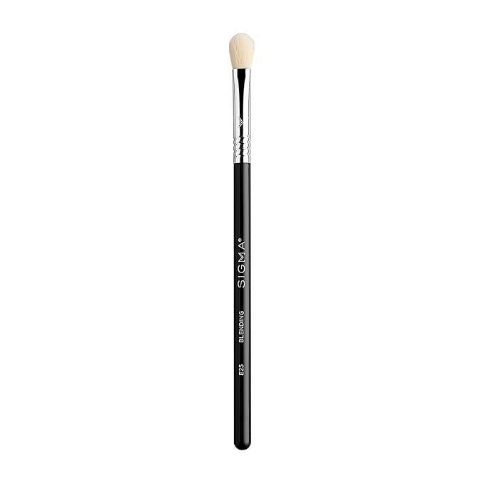Sigma Beauty Professional E25 Eyeshadow Blending Brush – Professional Eyeshadow Brush for Seamless Eyeshadow Blending, Softens Dramatic Edges & Harsh Lines for a Well Blended Effect (1 Brush)-GlimoraGlow