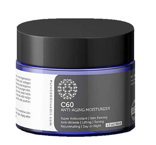 C60 Complete Skin Care Solution - Anti Aging Moisturizer, Mask, Eye Cream and Serum with Carbon 60 Superantioxidant - Brightening for Dark Spots, Even Skin Tone, Eye Area, Fine Lines & Wrinkles-GlimoraGlow