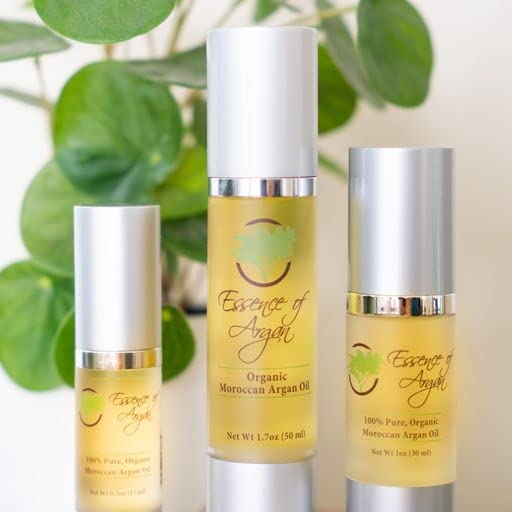 Essence Of Argan 100% Pure Moroccan Organic Argan Oil - Natural EcoCert Oil that Nourishes, Conditions and Moisturizes Your Skin, Hair and Nails-GlimoraGlow