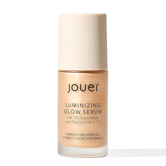 Jouer Luminizing Glow Drops for Face, Dewy Serum for Glowing Skin, 7% Niacinamide, Hyaluronic Acid, & Glycerin, 1 fl oz-GlimoraGlow