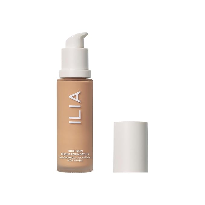 ILIA - True Skin Serum Foundation | Non-comedogenic, Cruelty-Free, Vegan, Weightless Feel, Buildable Coverage, Safe For Sensitive Skin (Chios SF6)-GlimoraGlow
