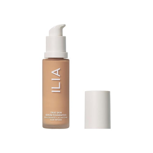 ILIA - True Skin Serum Foundation | Non-comedogenic, Cruelty-Free, Vegan, Weightless Feel, Buildable Coverage, Safe For Sensitive Skin (Chios SF6)-GlimoraGlow