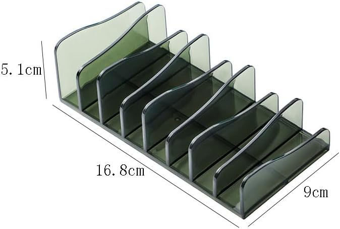 1 Piece Makeup Palette Organizer Acrylic Cosmetic Organizer 8-Section Eyeshadow Organizer Eyeshadow Blush Contour Palette Makeup Palette Cosmetic Organizer Eyeshadow Palette Organizer, Green-GlimoraGlow