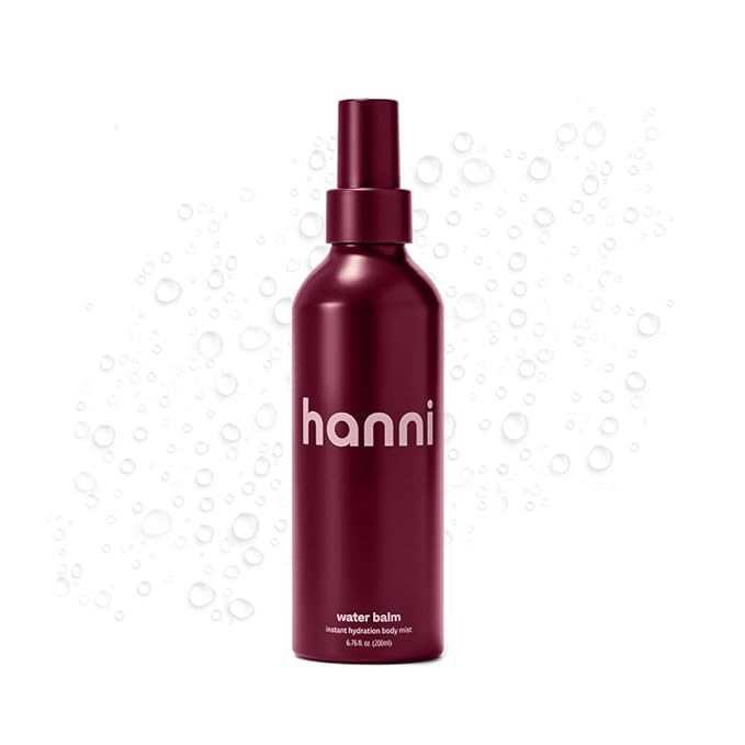 HANNI Water Balm Hydrating Body Mist, Moisturizer Spray with Hyaluronic Acid for All Skin Types, Lotion Replacement, 200 mL / 6.76 fl oz-GlimoraGlow