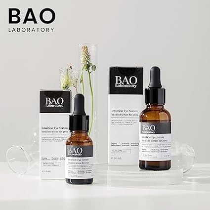 Intuition Eye Serum | Vitamin E, Cucumber Seed Oil And Hyaluronic Acid | Eye Serum for Wrinkles, Finelines and Dark Spots | Best Eye Serum For All Skin Types (15 ML)-GlimoraGlow