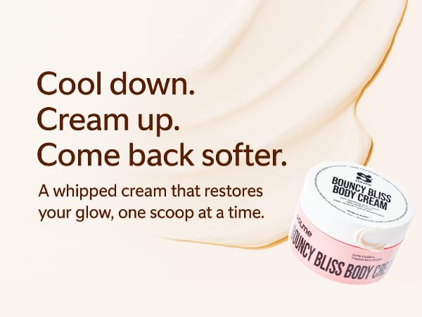 SOLME Brazilian Bum Bum Body Lotion Bouncy Bliss | Skin Tightening Body Butter with Coconut & Jojoba Oil, Collagen & Avocado Extract | Glowing Skin | Peach Vanilla Scent | K-Beauty, 6.76 fl. oz.-GlimoraGlow