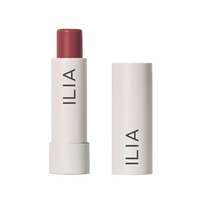 ILIA - Balmy Tint Hydrating Lip Balm | Non-Toxic, Cruelty-Free, Moisturizing + Sheer, Buildable Lip Color (Runaway, 0.15 oz | 4.4 g)-GlimoraGlow