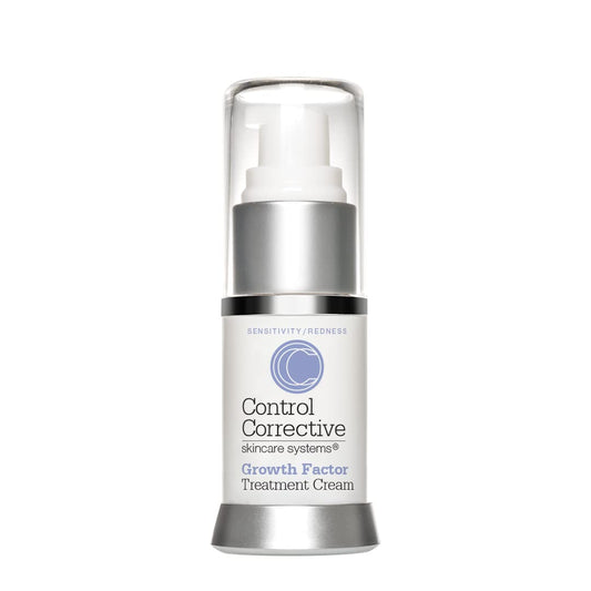 CONTROL CORRECTIVE Growth Factor Treatment Cream, 0.5 Oz - An Elegant Facial Cream For Calming Down Skin After Peels, Microdermabrasion Or Retinol Usage, Diminishes Visible Scars, Soothes Irritation-GlimoraGlow