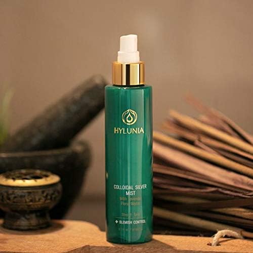 Hylunia Colloidal Silver Mist Toner 5.1 fl. oz. – Hydrating Versatile Toner for Acne-Prone Inflamed Skin | Infused with Colloidal Silver & Lavender for Glowing Skin Cuts & Burns, Body-Refresher-GlimoraGlow