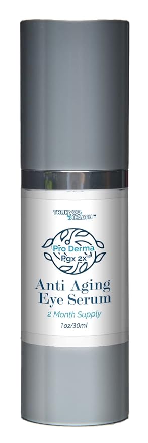 Pro Derma Pgx 2x Anti Aging Eye Serum - 2 Month Supply - Improved Formula to Promote Youthful Appearance - Support Reduced Puffiness & Undereye Bags - Minimize Appearance of Wrinkles & Dark Circles-GlimoraGlow