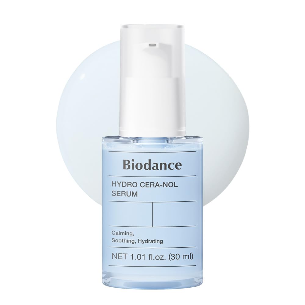 BIODANCE Hydro Cera-Nol Serum, Hydrating, Quick Soothing Effect, Redness Reducing, Hydration Boost Serum for Sensitive Skin, Korean Skincare | 1.01 fl.oz x 1 ea-GlimoraGlow