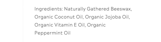 100% Natural Beeswax Lip Balm with Organic Oils (Cool Peppermint, 4 pack)-GlimoraGlow