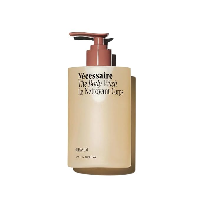 Nécessaire The Body Wash Olibanum. Natural Body Wash for Women + Men. Radiance Cleanse. Multi-Enzyme Gel Cleanser for Dull Skin. Notes of Vanilla, Fig Leaf, and Cassis Buds. 16.9 Fl Oz.-GlimoraGlow