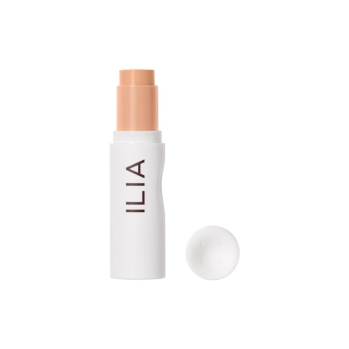 ILIA - Skin Rewind Complexion Stick - Foundation + Concealer + Skincare | Non-Toxic, Vegan, Cruelty-Free, Clean Makeup (15C - Larch, 0.35 oz | 10 g)-GlimoraGlow
