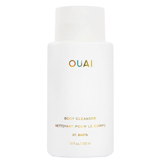 OUAI Body Cleanser, St. Barts - Foaming Body Wash with Jojoba Oil and Rosehip Oil to Hydrate, Nurture, Balance and Soften Skin - Paraben, Phthalate and Sulfate Free Skin Care Products - 10 Oz-GlimoraGlow