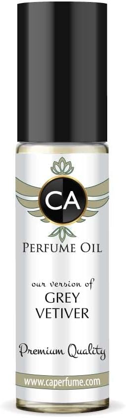 CA Perfume Impression of Grey Vetiver For Men Fragrance Body Oil Roll-On 0.3 Fl Oz/10ml-GlimoraGlow