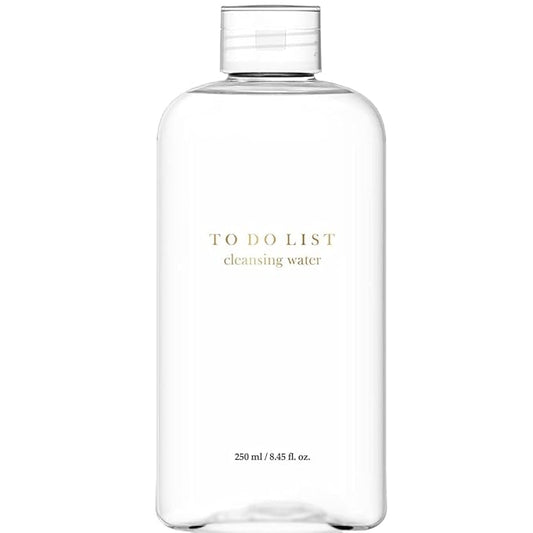TO DO LIST Cleansing Water | Premium Micellar Water Make up Remover | Oil-free Lip & Eye Makeup Remover | Agua Micelar Cleanser | 8.45 Fl. Oz. | Korean Skin Care For All Skin Types-GlimoraGlow