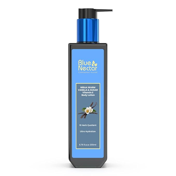 Blue Nectar Shea Butter Moisturizing Body Lotion with Vanilla & Vitamin E for Hydration | Body Lotion for Dry Skin | For Women & Men (12 Herbs, 6.76 Fl oz)-GlimoraGlow