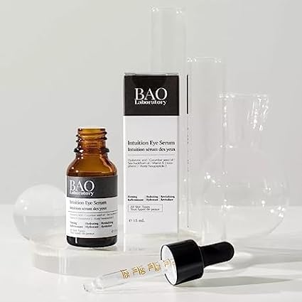 Intuition Eye Serum | Vitamin E, Cucumber Seed Oil And Hyaluronic Acid | Eye Serum for Wrinkles, Finelines and Dark Spots | Best Eye Serum For All Skin Types (15 ML)-GlimoraGlow