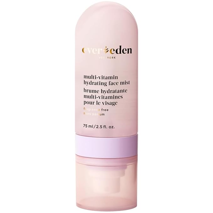 Evereden Kids Multi-Vitamin Hydrating Face Mist | Nourishing Face Spray, Preppy Skincare Essential for Ages 6+ | Clean Formula Safe for Sensitive Skin | Multi-Vitamin Complex, Peach & Mango Juice-GlimoraGlow