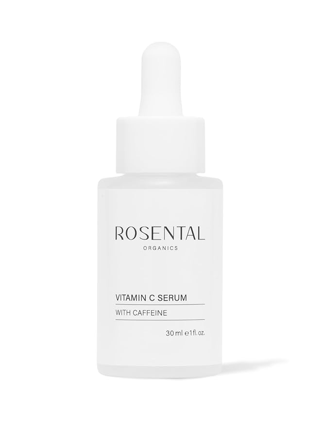 Organics Vitamin C Serum with Caffeine (30ml) – Hydrating Face Serum for Dark Spots, Acne Scars, Wrinkles – Brightening & Anti-Aging Facial Care – Natural Cosmetics – Made in Germany-GlimoraGlow