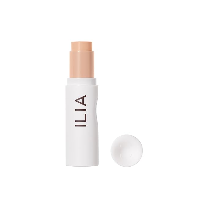ILIA - Skin Rewind Complexion Stick - Foundation + Concealer + Skincare | Non-Toxic, Vegan, Cruelty-Free, Clean Makeup (6N - Aspen, 0.35 oz | 10 g)-GlimoraGlow