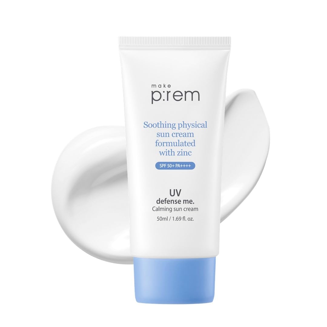 MAKE P:REM UV Defense Me. Calming Sun Cream-GlimoraGlow