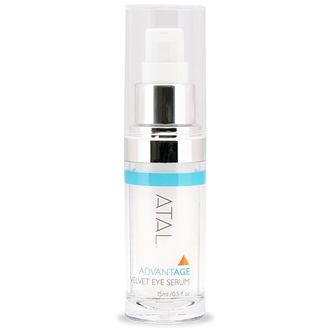 – Advantage Velvet Eye Serum, Reduce Eye Puffiness, Dark Circles, Anti Aging Eye Cream, Firms, Hydrated, Haloxyl, Eyeliss, Matrixyl 3000, Hyaluronic Acid, Non Greasy, Fragrance Free (0.5 oz.)-GlimoraGlow