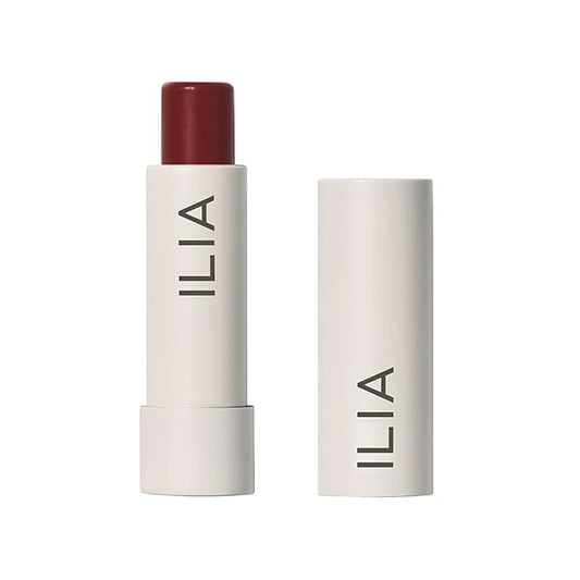 ILIA - Balmy Tint Hydrating Lip Balm | Non-Toxic, Cruelty-Free, Moisturizing + Sheer, Buildable Lip Color (Lady, 0.15 oz | 4.4 g)-GlimoraGlow