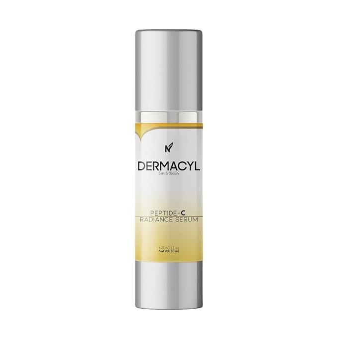 Peptide-C Radiance Serum - Anti-Aging Face Serum with Peptides, Vitamin C, Hyaluronic Acid - Hydrates, Firms, Smooths Wrinkles, 1 oz-GlimoraGlow