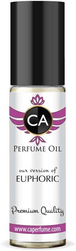 CA Perfume Impression of Euphoric for women Fragrance Body Oils Alcohol-Free Roll-On 0.3 Fl Oz/10 ml-GlimoraGlow