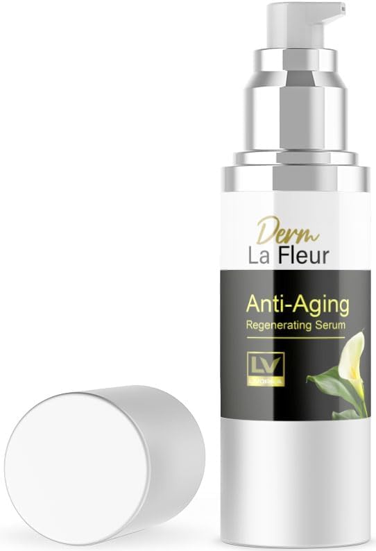 1 Pack - Derm La Fleur Anti- Aging Serum - Derm La Fleur Plus, Derm La Fleur Luxe 1 Bottle Serum For 1 Month, Derma Fleur Moisturizing Skin Conditioner.-GlimoraGlow
