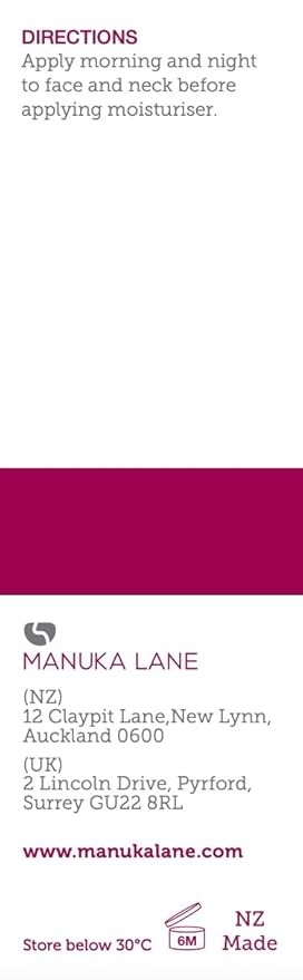 Manuka Honey Face Serum with Collagen, Hyaluronic Acid, & Pure Honey, by Manuka Lane-GlimoraGlow