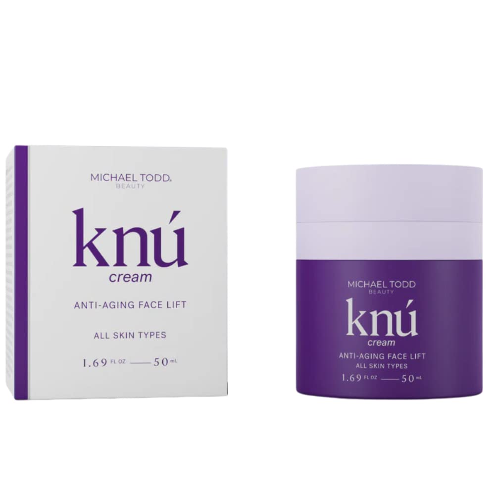 MICHAEL TODD Beauty KNU Cream – Face Lifting, Brightening & Tightening Cream – For Moisturizing & Rejuvenating – With Bakuchiol, Peptides & Snail Secretion – For All Skin Types – 1.68 fl oz/50 mL-GlimoraGlow