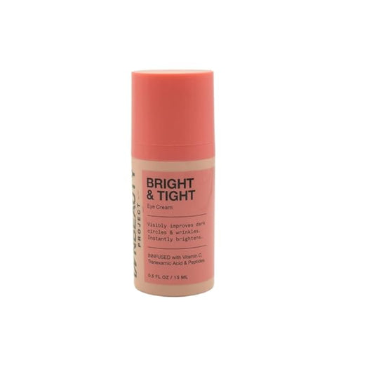iNNBEAUTY PROJECT Bright & Tight Dark Circle Firming Eye Cream with Vitamin C & Peptides 0.5 oz / 15 mL-GlimoraGlow